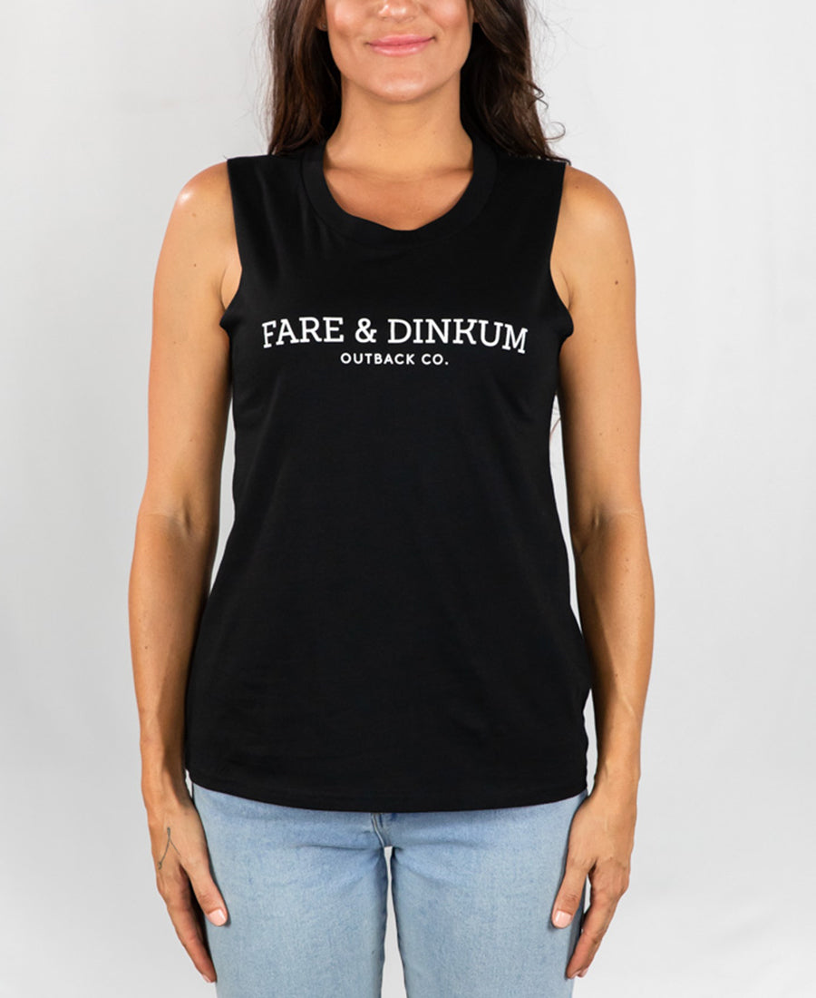 Signature Womens Muscle Tank Black