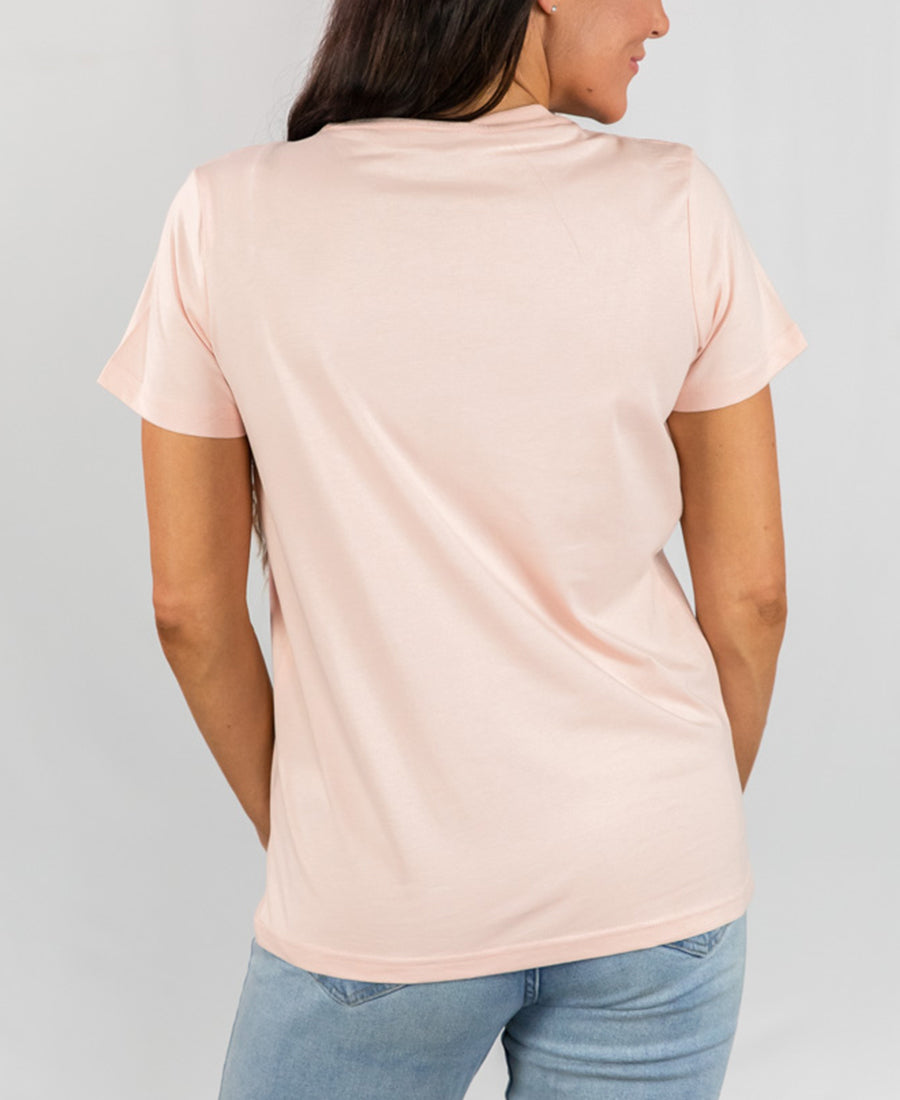 Signature Womens T-Shirt Pale Pink