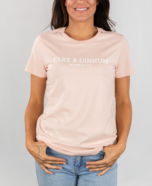 Signature Womens T-Shirt Pale Pink